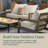 Meridian Outdoor Deep Seating Cushion Set – Comfortable, Durable, Weather-Resistant Design-111406866