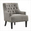 Fauteuil d'appoint capitonné moderne Modern