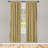 Colorful Floral Semi-Sheer Rod Pocket Curtain Panels-689289074
