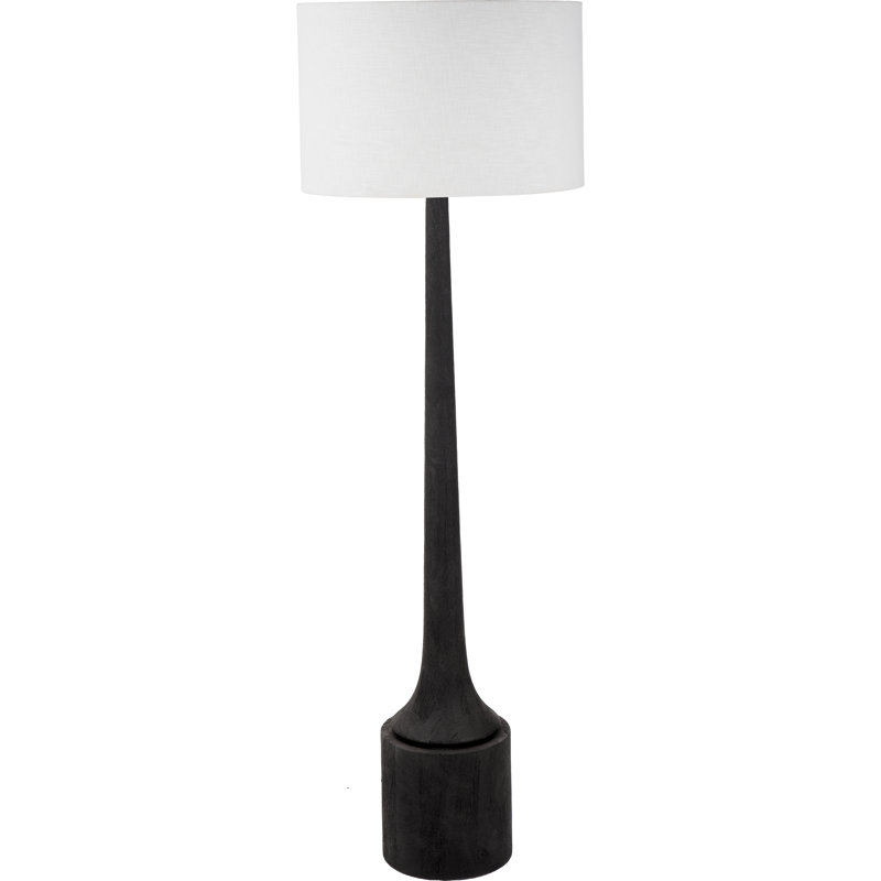 159cm Matte Traditional Floor Lamp, White