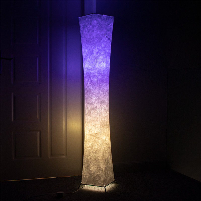 Lampe sur pied colonne 52 po Salut
