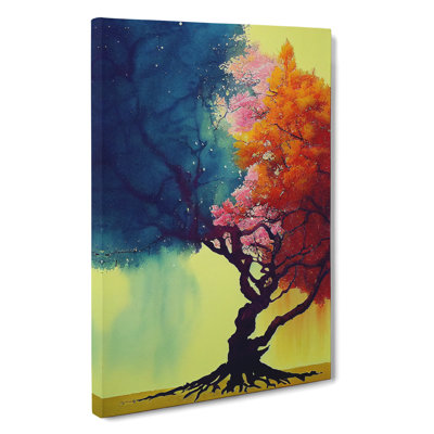 A Painted Tree No.1 - Wrapped Canvas