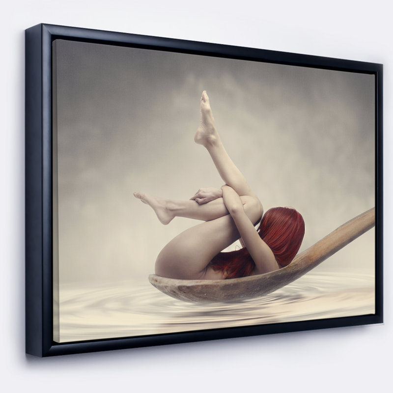 «Beauty Bath», reproduction d'impression, H 30 po x l 40 po x P 1,5 po, Toile avec cadre flottant