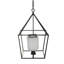 Lustre en fer 41,7 x 14,2 x 23,8 po, luminaire suspendu élégant de style industriel pour le vestibule de la salle à manger de la cuisine, ampoule non incluse