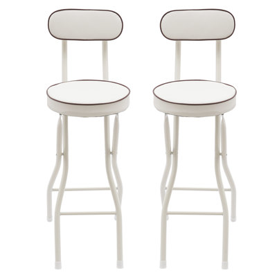 2 chaises hautes avec tabouret pliant