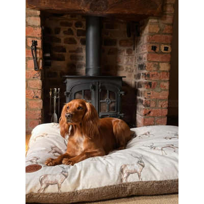Idella Animal Print Polyester Pet Bed