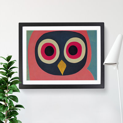 Bold Abstract Owl Vol.2 - Single Picture Frame Print
