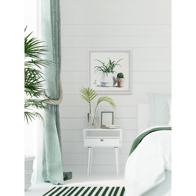 Potted Green Plants - Single Picture Frame Painting