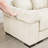 170" Oversized Cloud Modular Sectional Couch, Premium Corduroy 3-Seater Extra-Thick Armrests,Good Resilience Cushion,12 Throw Pillows,Ergonomic Design, Easy Assembly,For Living Rooms,Cream-1183321473
