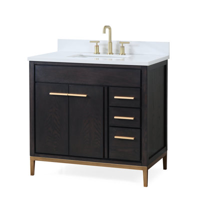Ensemble de meuble-lavabo de salle de bain simple 36 po Danford