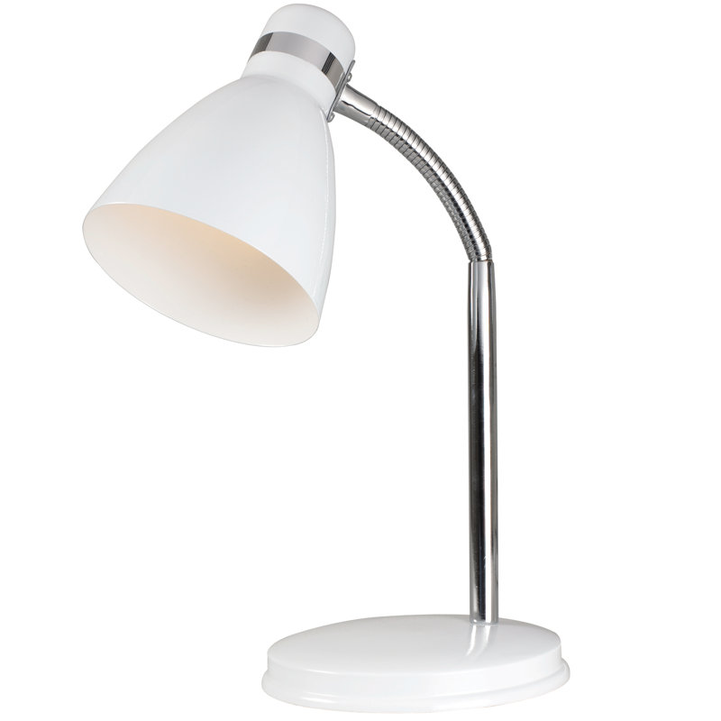 Hiltraud Metal Table Lamp, White