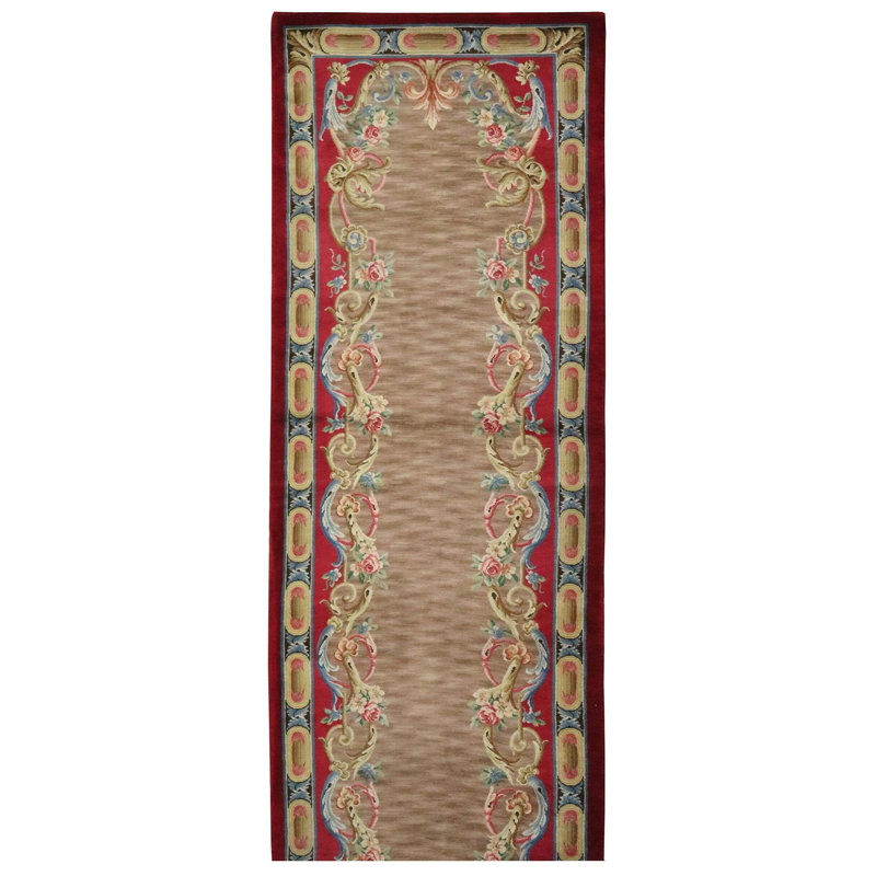 Savonnerie One-of-a-Kind 4'4" X 22'3" Area Rug