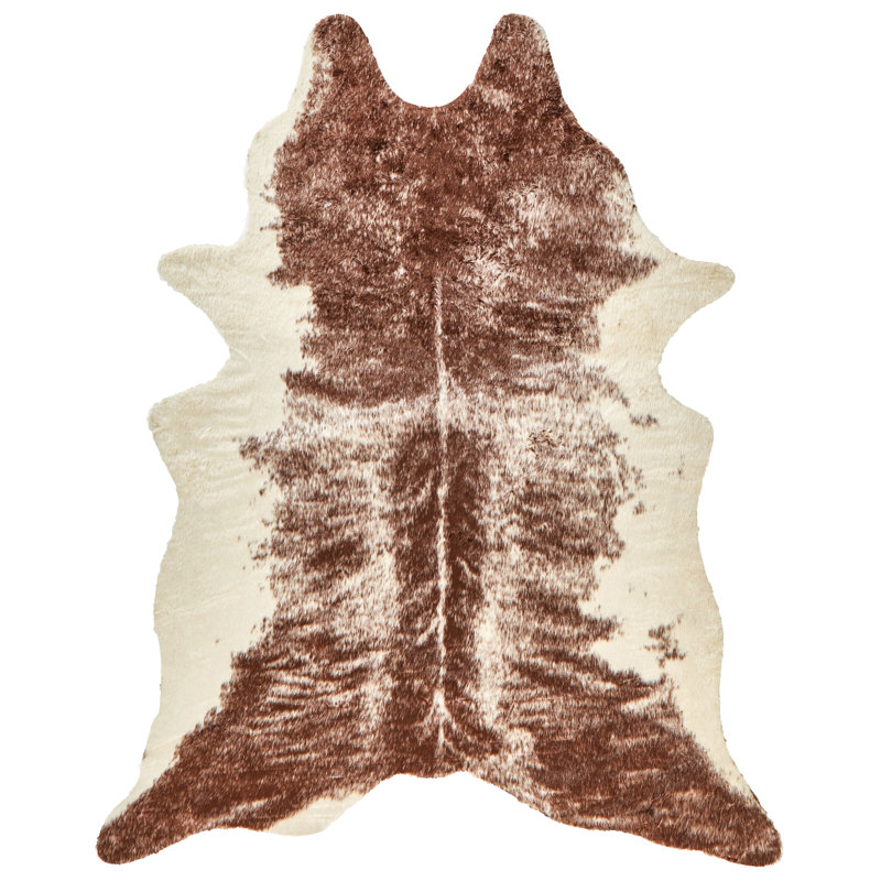 Demetria Animal Print Faux Fur Area Rug, Novelty 130 x 200cm
