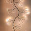 Black PVC Wrapped Micro LED Garland With Lead Wire And Outdoor UL Adapter