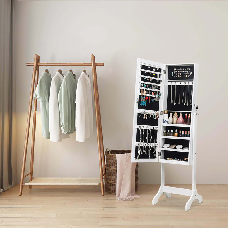 Armoire de rangement pour bijoux 4 étages