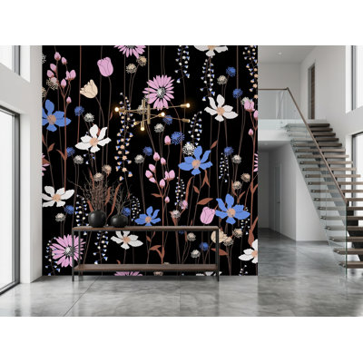 Wall Mural, 100"W x 100"H, Pre-Pasted Paper