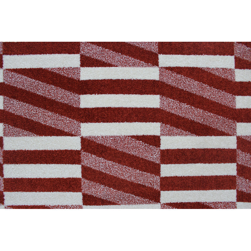 Tapis terre cuite power loom Mccollough, Rectangle 3 pi x 5 pi