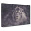 Lion In The Mist - Wrapped Canvas-56638226