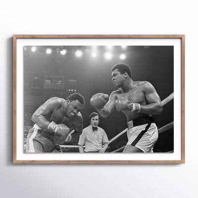 Adom "Muhammad Ali Punching Joe Frazier" Print