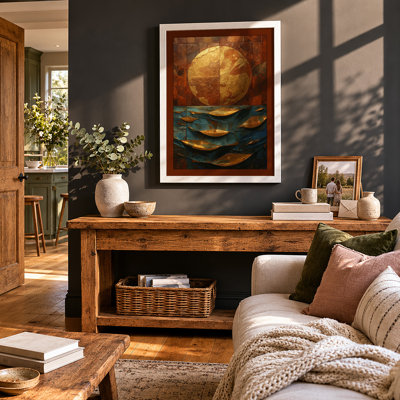 Sun and Tides Boho - Framed Print