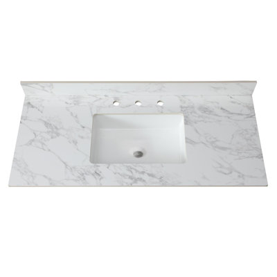 Undermount Rectangular Ceramic Sink