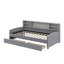 Lit plateforme simple tapissier avec tiroirs de rangement coulissants-1513777298