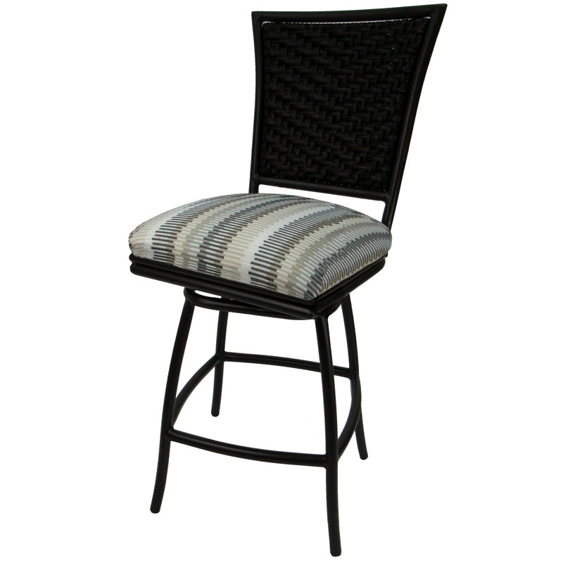 Tabouret de bar 26 po, gris, Brown