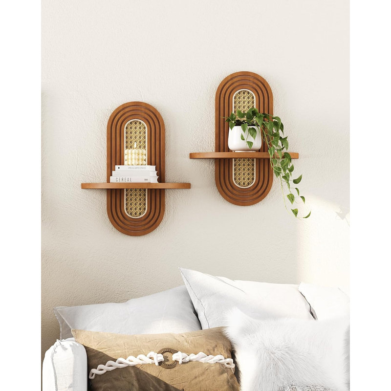 Tablettes flottantes pour mur