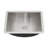 18"x13" Brushed Nickel Stainless Steel undermount Bathroom Sink with Pop Up Drain