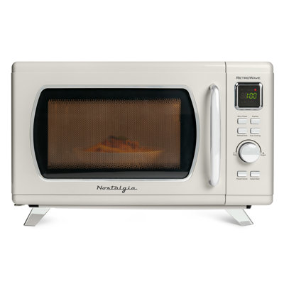 Nostalgia 0.9 Cubic Feet Countertop Microwave