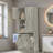 Tall Bathroom Storage Cabinet With Adjustable Shelves, Large Flip-out Basket And Enclosed Cabinets-964200550