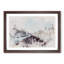 Road Through a Forest in Canada Watercolour - Picture Frame Graphic Art Print-56741056-56741058