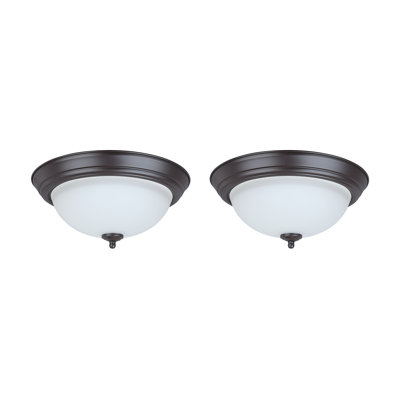 Almaraz Glass LED Flush Mount