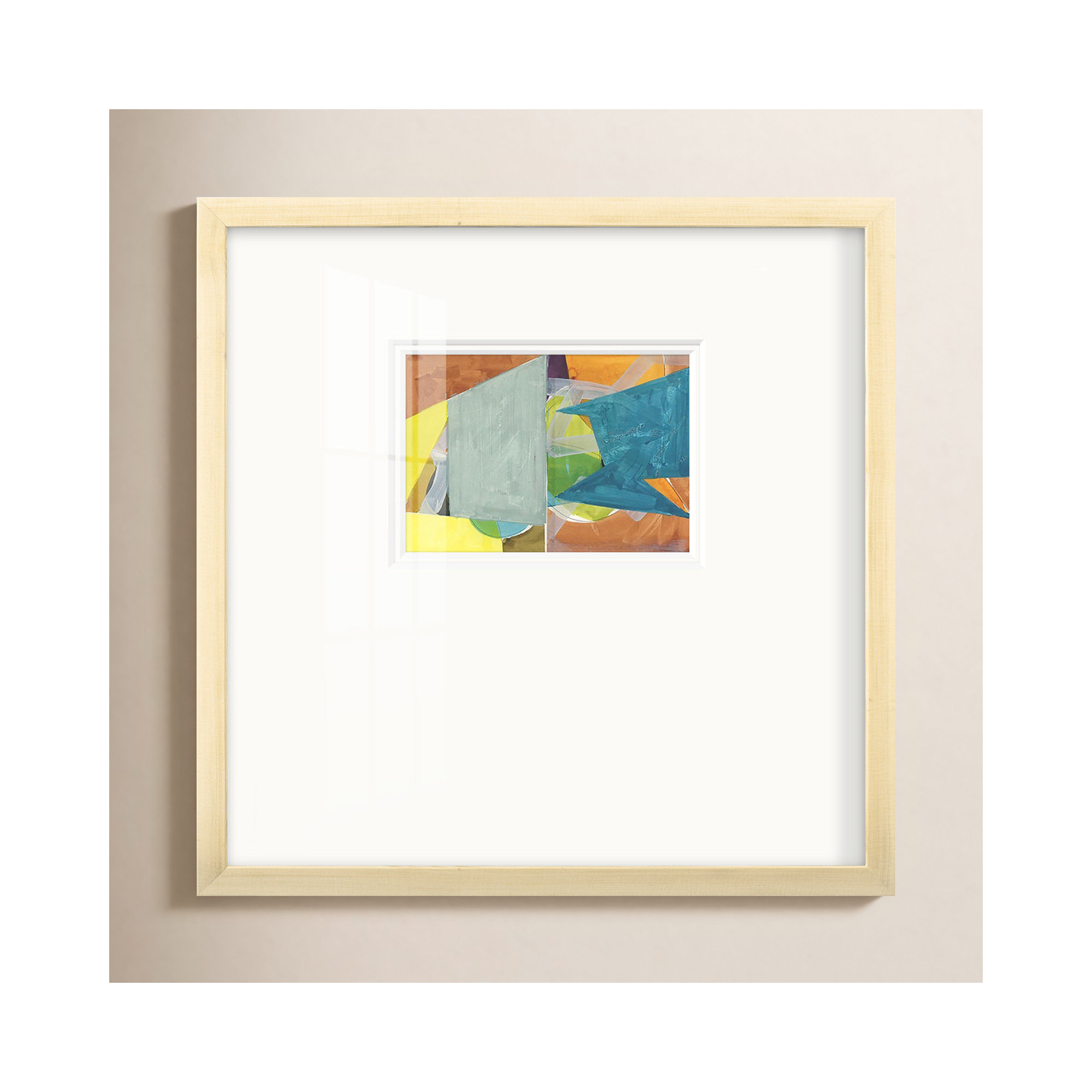 Jigsaw 2, 17" H x 17" W x 1.25" D, Natural
