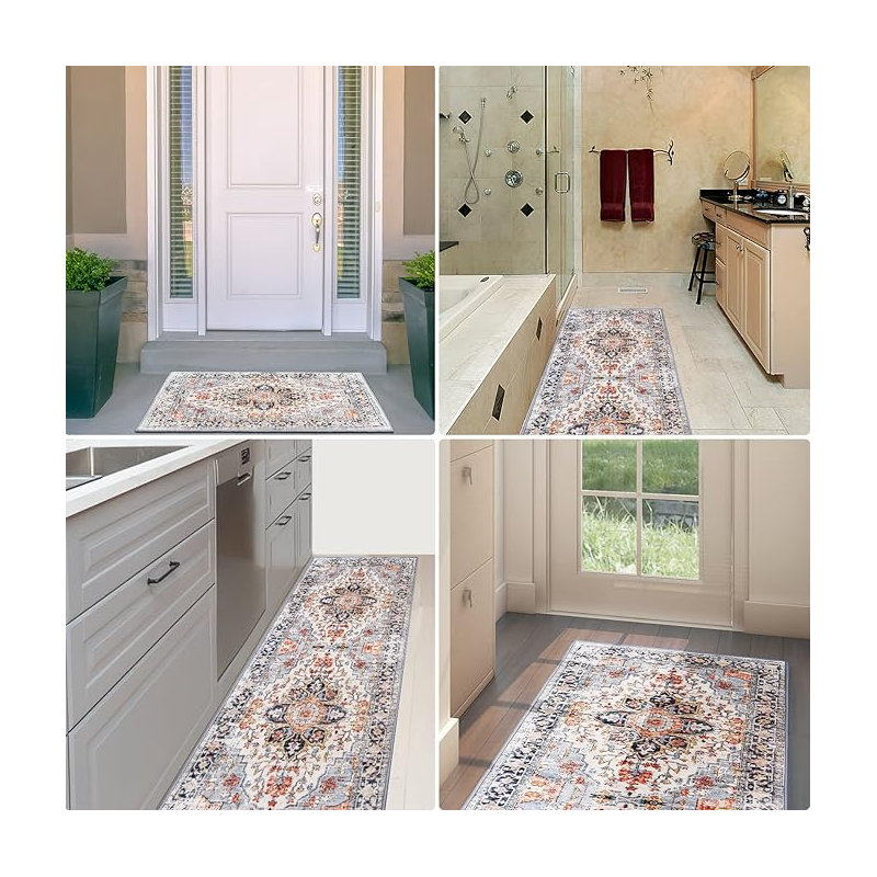 Ensemble de 3 tapis de cuisine Bohemian