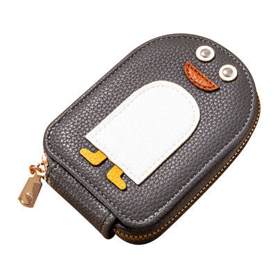Backpack Cute Penguins Credit Card Coin Wallet, Multi Card ID Bag Large Capacity Card Storage Bag