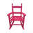 Children'S Rocking Rose Red Chair- Indoor Or Outdoor -Suitable For Kids-Durable-1448295940