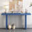 Oaksy Veneer Console Table With Distinctive Side Shapes-382358831