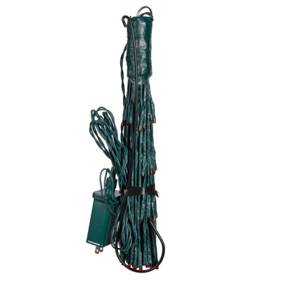 The Holiday Aisle® 160Lt X 24"" Green Starburst Red 5Mm LED Wide Angle Lights With 6'' Lead Wire And 24Volt Cul Power Adapter Plug, Indoor/Outdoor Use -  C324291C00BF4557BA7E996DF0603C45