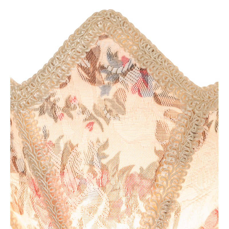 Floral Fabric with Fringe Night Light