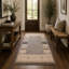 Handloomed Gray Gabbeh Tribal Wool Area Rug-1919679346