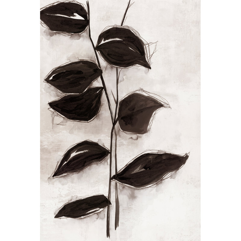 Feuilles I, H 18 po x l 12 po