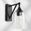 Aleyda Black Industrial Style Metal 1-light Wall Sconce