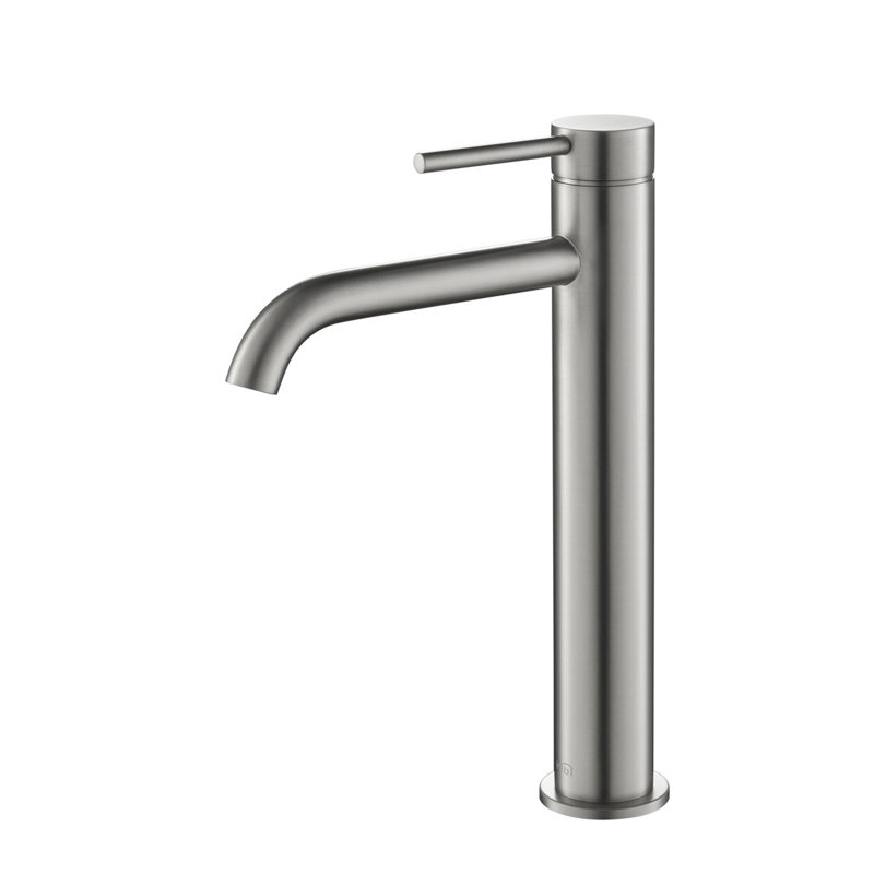 Robinet de salle de bain vasque, Nickel brossé, Sans le kit pour assembler le drain