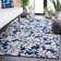 Ammundsen Floral Navy/Ivory Area Rug