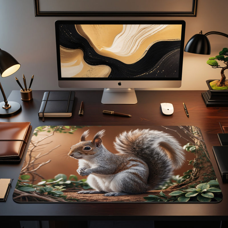 Polyester Desk Pad, 31.5x15.5