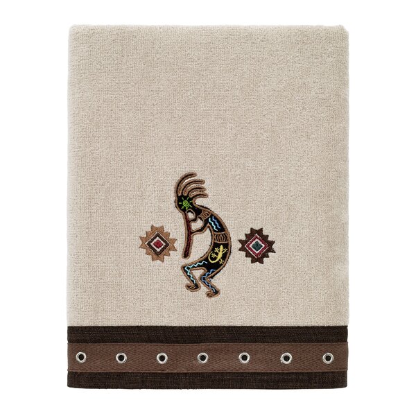 Running Horses Linen Embroidered Hand Towel