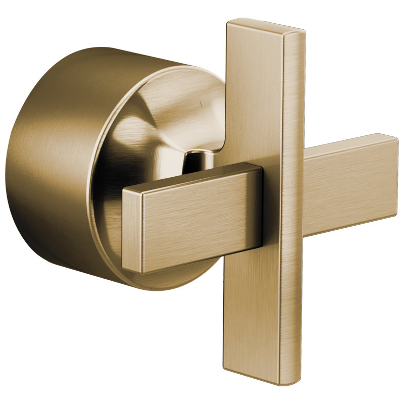 Levoir® Sensori® Thermostatic Valve Trim, Luxe Gold, Cross