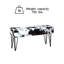 116.8cm Wide Rectangle Animal Print Standard Ottoman