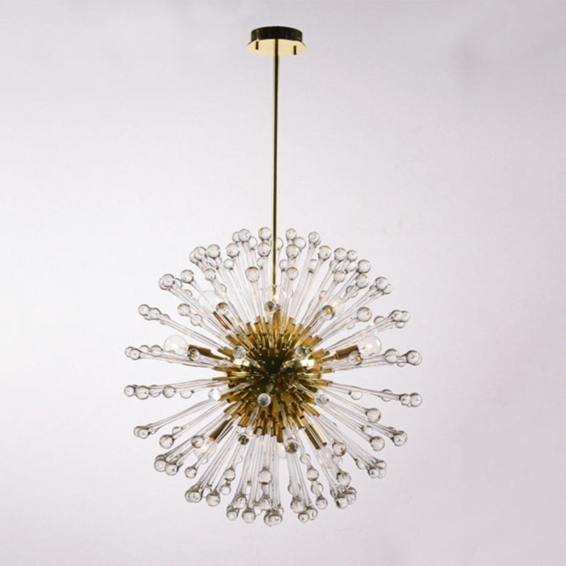 Luminaire suspendu simple Sophia 24, Bronze poli, H 60 po x l 24 po x P 24 po